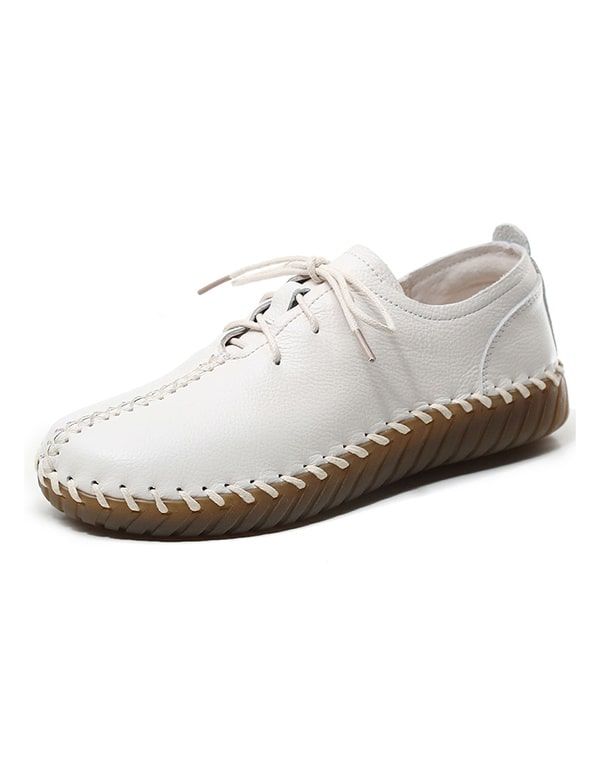 Baskets En Cuir Souple De Printemps Pour Femmes