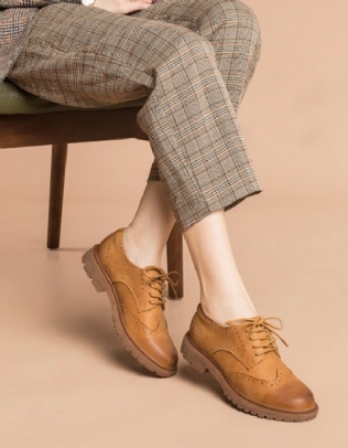 Brock Leather 2022 Printemps Automne British Oxford Shoes