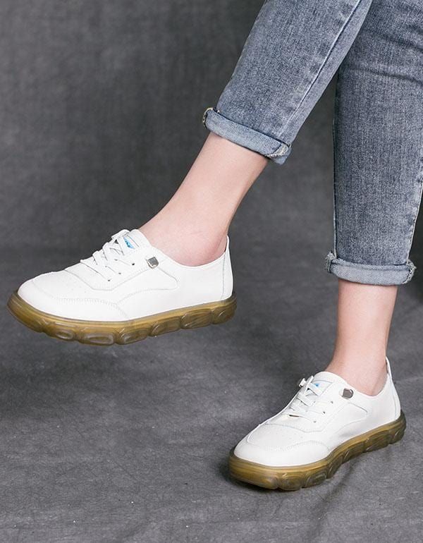 Chaussures Casual Femme Printemps Blanc