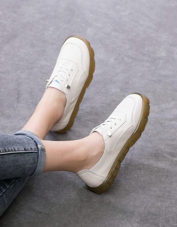 Chaussures Casual Femme Printemps Blanc