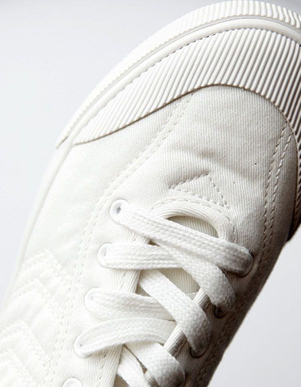 Été Printemps Toile Marche Chaussures Décontractées Blanc 41-44