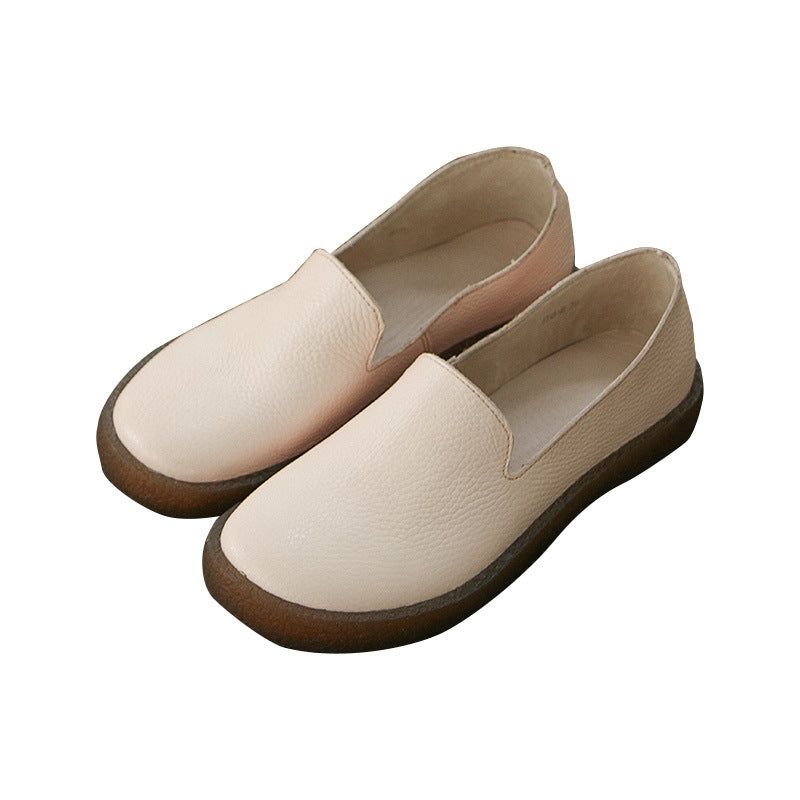 Printemps Casual Doux Femmes Appartements Blanc | Chaussures Cadeaux