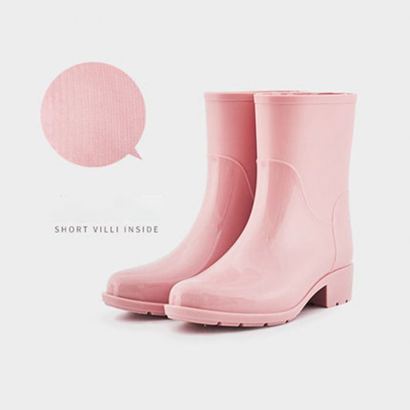 Bottes De Pluie À Fleurs Mignonnes Pour Femmes