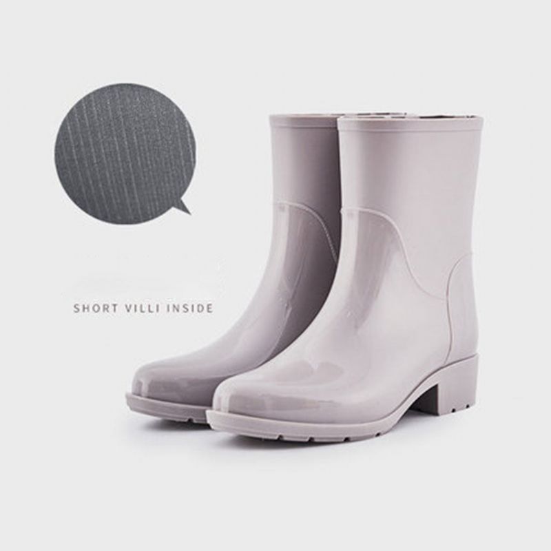 Bottes De Pluie À Fleurs Mignonnes Pour Femmes