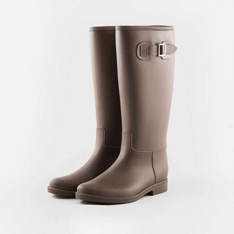 Bottes De Pluie Imperméables À Hauteur Du Genou Pour Femmes