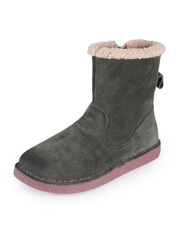 Bottes D'hiver Confortables Et Chaudes En Daim