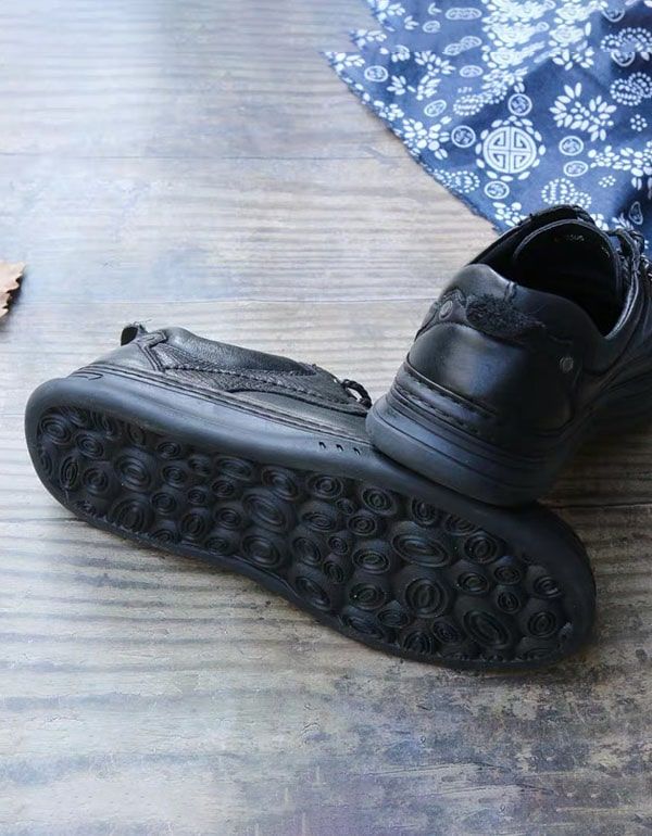 Chaussures Décontractées À Bout Rond À Lacets Confortables Pour Hommes