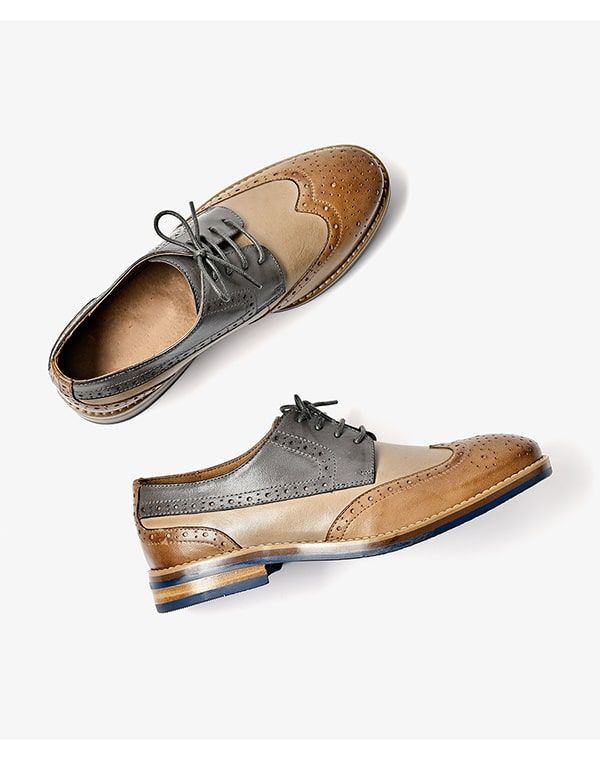 Brock British Vintage Oxford Chaussures Pour Femmes