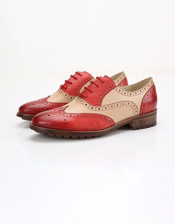 Chaussures Oxford Brock Pour Femmes De Style Britannique