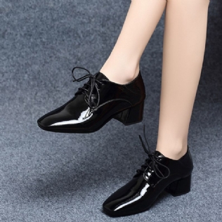 Spring Fashion Chunky Heel Pointed Women Work Shoes