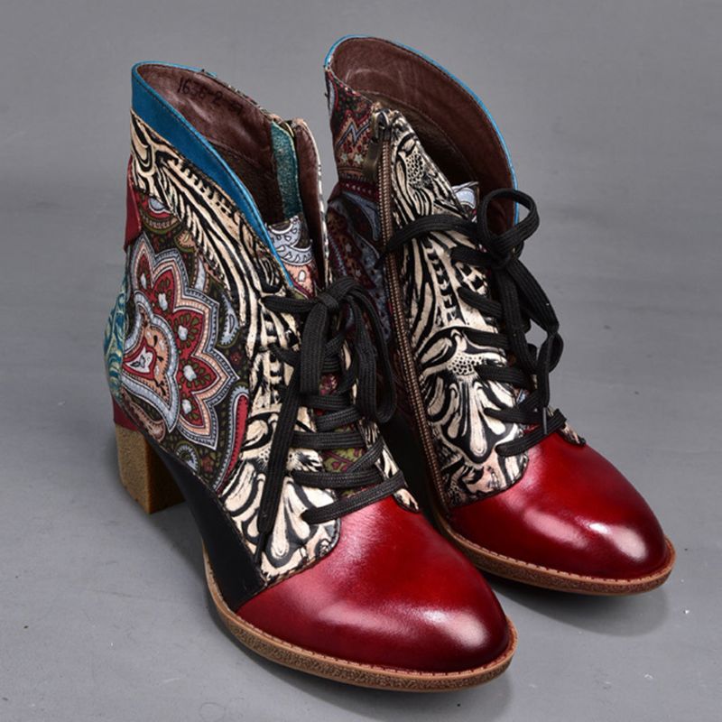 Automne Hiver Bohemian Ethnic Style Fashion Boots 36-42