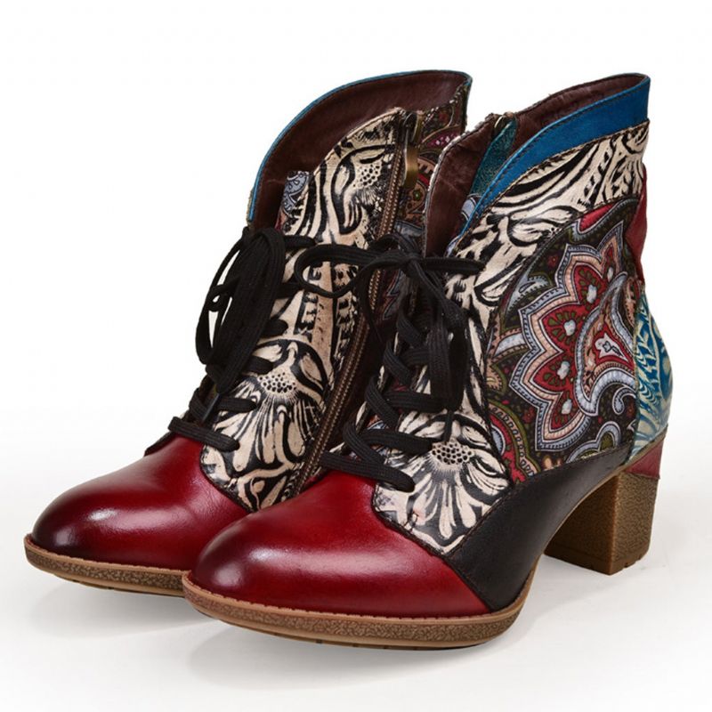 Automne Hiver Bohemian Ethnic Style Fashion Boots 36-42