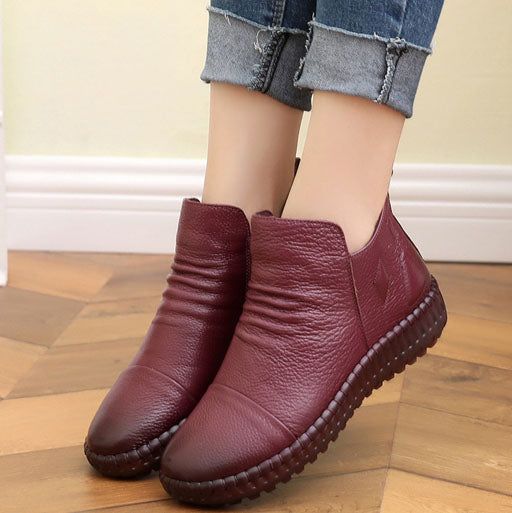 Bottes D'hiver Confortables En Velours | Chaussures Cadeaux | 35-42