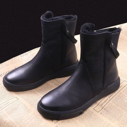 Bottes D'hiver Décontractées En Coton Épais | Chaussures Cadeaux 34-42