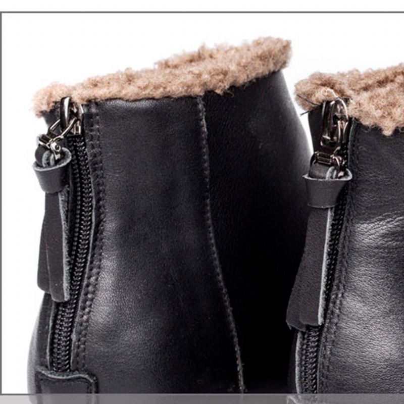 Bottes D'hiver En Peluche Rétro Pour Femmes | Chaussures Cadeaux