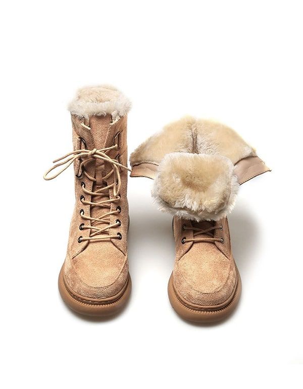 Bottes De Neige D'hiver Épaisses En Peluche