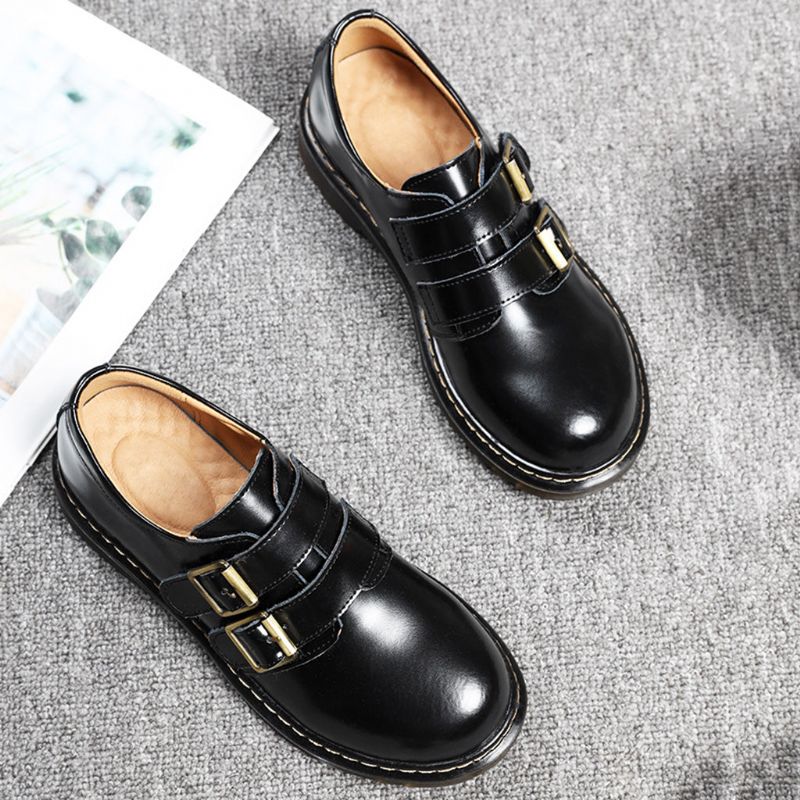 Chaussures Rétro En Cuir Automne Hiver | Chaussures Cadeaux