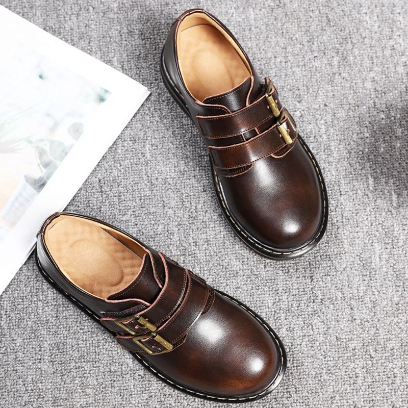 Chaussures Rétro En Cuir Automne Hiver | Chaussures Cadeaux