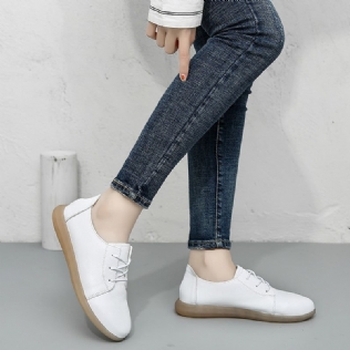 Chaussures Décontractées Simples À Lacets Pour Femmes 35-41